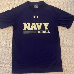 Under Armor - Navy Football Athletic Shirt